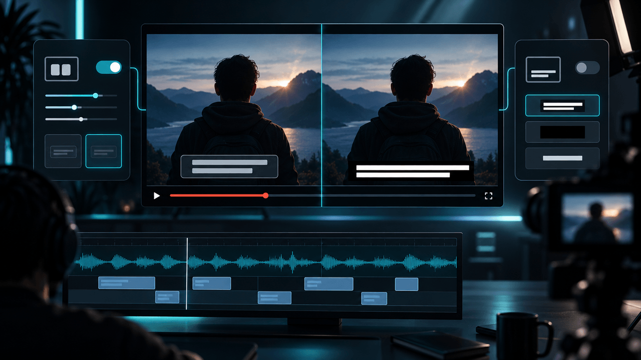 Closed captions vs burned-in captions for YouTube videos