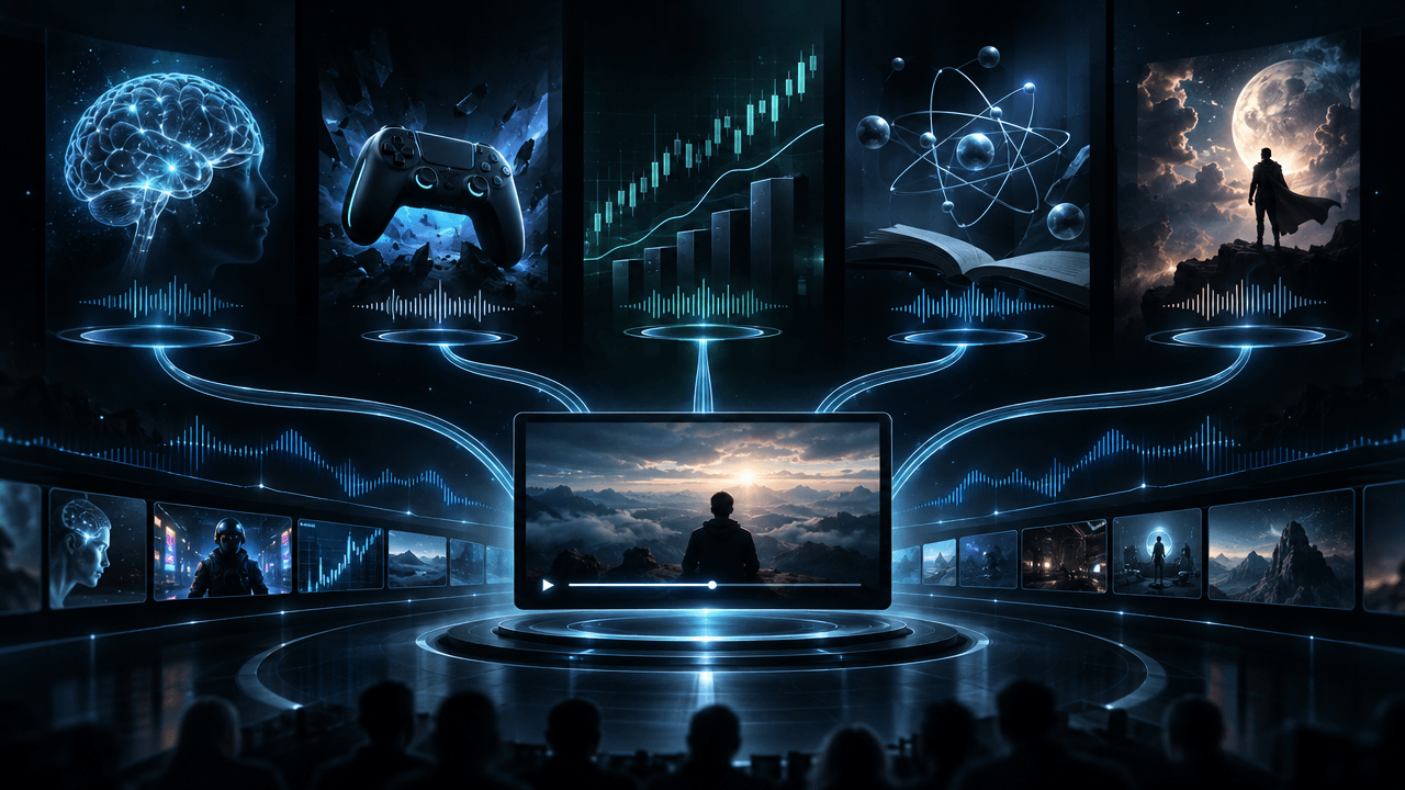 OverseerOS study comparing 5,063 million-view YouTube hooks across psychology, gaming, finance, education, and other niches.