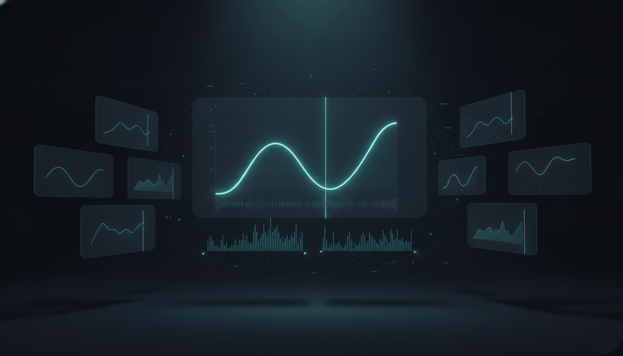 Visualization showing YouTube view growth slowing after the first 24 hours while cumulative views continue increasing.