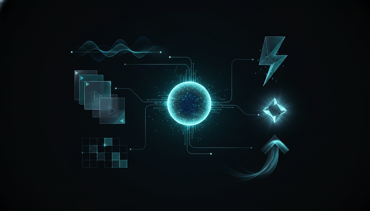 Featured image for Best AI YouTube Tools Compared, showing an abstract AI YouTube intelligence system connected to creator workflow signals.