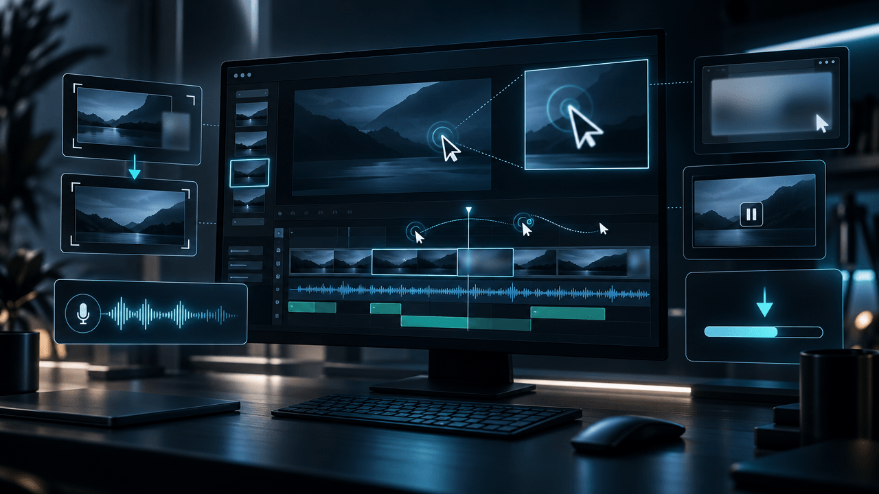 How to edit screen recordings for YouTube with zooms, cursor movement, pacing and export settings
